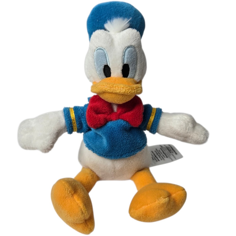 Disney Store Donald Duck Plush 9" Classic Sailor Outfit Mickey Cartoon Movies